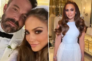 Jennifer Lopez finally reveals which ‘old movie’ her Las Vegas wedding dress was from