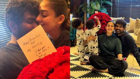 Vignesh Shivan shares adorable photos with wife Nayanthara on Valentine’s Day: ‘Blessed to have come a long way…’