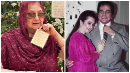 When Dilip Kumar would gift ‘hand-scribbled greeting cards and short notes’ to Saira Banu on Valentine’s Day: ‘I couldn’t resist the opportunity…’