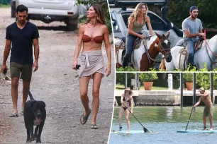 Gisele Bündchen and jiu-jitsu trainer Joaquim Valente ‘deeply in love,’ seen kissing on Valentine’s Day in Miami: sources