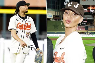 Texans quarterback CJ Stroud, 22, and Amber Rose, 40, spark romance speculation after leaving celebrity softball game together