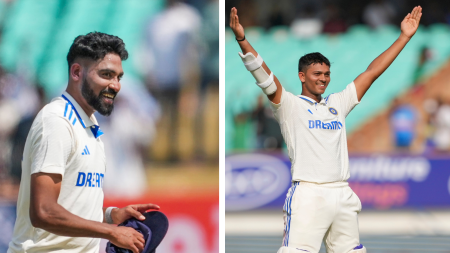 Mohammed Siraj’s hilarious account of Yashasvi Jaiswal’s boundary show in Rajkot: ‘I was taking a massage…will go and see it now’