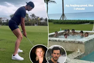 Tom Brady jets to Bahamas with son after Gisele Bündchen’s Valentine’s Day kiss with jiu-jitsu trainer