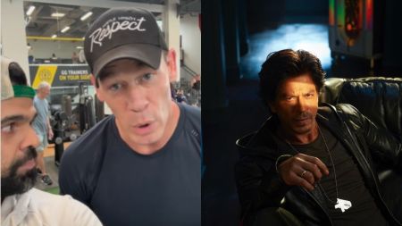 Internet manifests a crossover between Shah Rukh Khan and John Cena as the wrestler sings Dil Toh Pagal Hai song. Watch