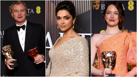 BAFTA Awards 2024 Full Winners List: Oppenheimer dominance continues with 7 trophies; Deepika Padukone presents Best Non-English Film Award