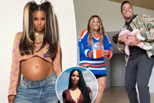 Ciara flaunts her curves in a swimsuit two months after giving birth to third child with Russell Wilson