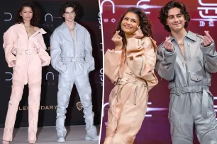 Zendaya and Timothée Chalamet twin in luxe coveralls at ‘Dune: Part Two’ event in South Korea