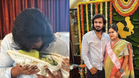 Karthikeya 2 actor Nikhil Siddhartha and wife Pallavi Sharma welcome baby boy. See photo