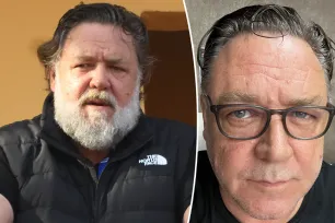 Russell Crowe unveils fresh-faced look after shaving off beard: ‘First shave since 2019’