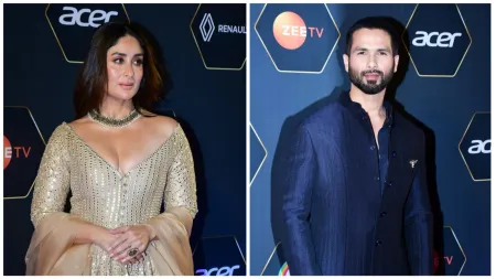 Kareena Kapoor comes face-to-face with Shahid Kapoor at awards show, walks past without acknowledging him. Watch