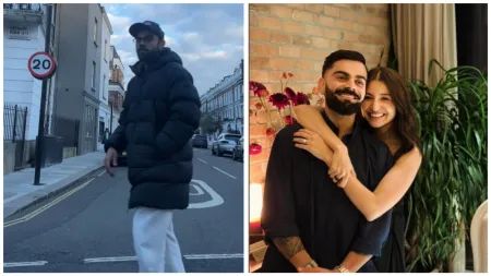 Eagle-eyed fans spot Virat Kohli walking the streets of London days after birth of his son Akaay. See photo