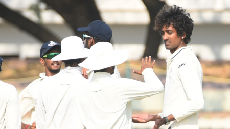 Ranji Trophy, Tamil Nadu vs Saurashtra: Left-arm spin twin tango of Sai Kishore and Ajith Ram bamboozles Saurashtra for 183