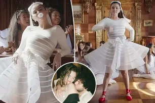 Selena Gomez models bridal ballet look in ‘Love On’ music video amid Benny Blanco romance