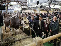 Angry French Farmers Clash With Police As Macron Attends Paris Agricultural Fair