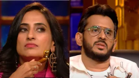 Shark Tank India 3: Vineeta Singh ‘disappointed’ with entrepreneur offering plastic surgery alternatives, Aman Gupta says ‘come next season’