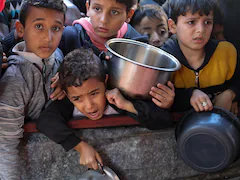 "Didn't Die From Air Strikes, Dying From Hunger": Desperation At Gaza Camp