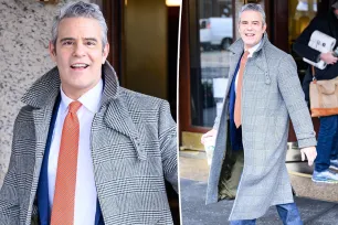 Andy Cohen flashes big smile in NYC after being slammed for calling ‘sexual harassment’ video a ‘joke’