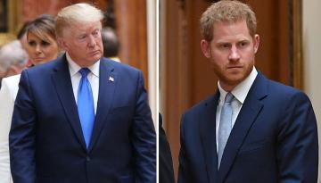 Donald Trump warns Prince Harry will be 'on his own' if he is re-elected