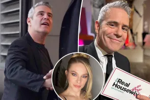 Andy Cohen appears unbothered on set after Leah McSweeney accuses him of doing cocaine with ‘Housewives’