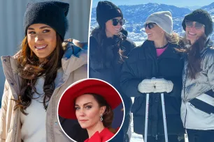 Meghan Markle hits the slopes for ‘perfect trip’ with friends as Kate Middleton remains unseen