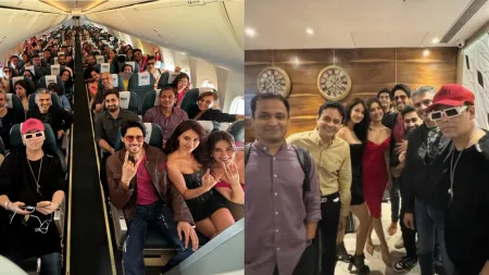 Day out with team Yodha: Sidharth Malhotra consoling fan, Karan Johar losing his voice, Disha Patani turning a Gujarati thali place into carnival