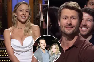 Sydney Sweeney pokes fun at Glen Powell affair rumors during opening ‘SNL’ monologue