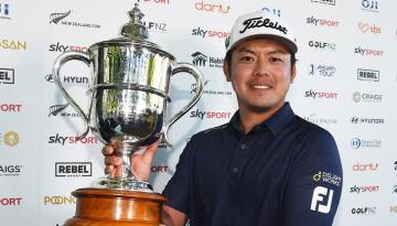 Golf: Japan's Takahiro Hataji claims New Zealand Open after nervy wait for victory