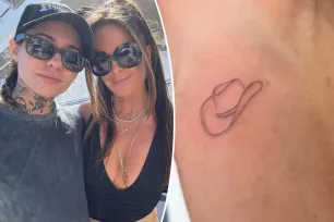 Kyle Richards gets cowgirl hat tattoo amid rumored romance with country singer Morgan Wade