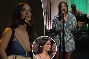 Kacey Musgraves is horrified as she suffers wardrobe malfunction during ‘SNL’ performance