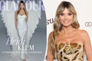 Heidi Klum gets back into Victoria’s Secret Angel wings for Glamour Germany: ‘Still fit’