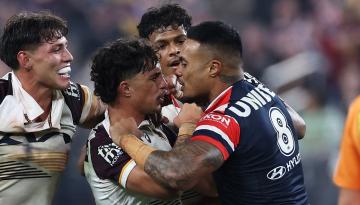 NRL: Kiwi-born Sydney Roosters prop Spencer Leniu charged with racial abuse of Brisbane Broncos' Ezra Mam