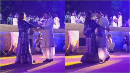 Shah Rukh Khan, Gauri Khan steal hearts as they groove to ‘Main Yahaan Hoon’ at Anant Ambani pre-wedding bash. Watch