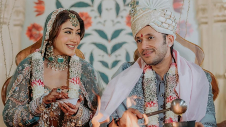 Surbhi Chandna and Karan Sharma tie the knot in Jaipur, drop pictures from their wedding: ‘Finally home after 13 years’