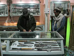 Taliban Displays Rocket Launchers, Bombs Next To Artefacts In Afghan Museum