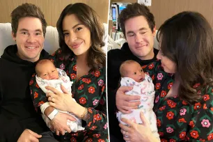 Adam Devine and wife Chloe Bridges welcome their first baby