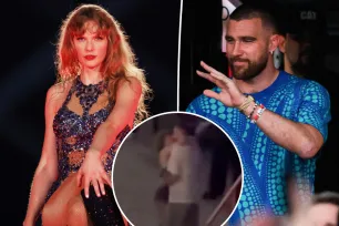 Taylor Swift runs into Travis Kelce’s arms for post-Eras Tour kiss in Singapore