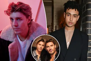 Lukas Gage shuts down romance rumors with ‘Saltburn’ star Archie Madekwe after shocking divorce from Chris Appleton