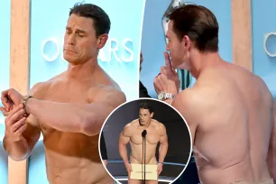 See what John Cena really wore when he presented Oscar without clothes