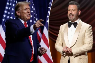 Jimmy Kimmel says he was advised not to read Donald Trump’s criticism during Oscars 2024