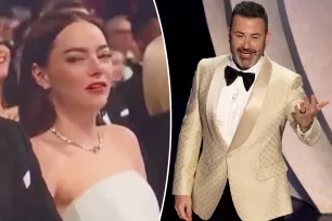 Fans believe Emma Stone called Jimmy Kimmel a ‘pr–k’ after ‘Poor Things’ joke at 2024 Oscars