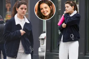 Suri Cruise, 17, is the spitting image of mom Katie Holmes on NYC stroll