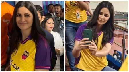 Katrina Kaif helps young fans click photos with her at Women’s Premier League match, fan says ‘she is so sweet’. Watch