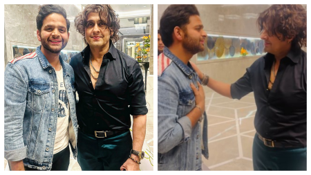 Sonu Nigam patiently listens to a fan who wanted to sing for him; netizens call it ‘wholesome’. Watch