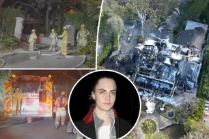 Cara Delevingne’s $7M LA home destroyed by massive fire, model raises concern that cats died