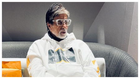 Amitabh Bachchan, Abhishek Bachchan attend ISPL 2024 final, watch