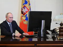 Vladimir Putin Casts His Vote Online In Russian Presidential Elections