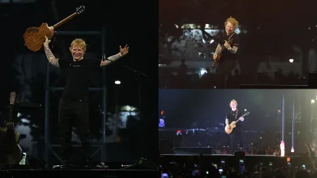 Ed Sheeran captivates audience at Mumbai concert, promises fans to return next year