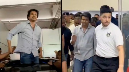 Vijay makes grand return to Kerala after 14 years for The Greatest of All Time shoot; fans go berserk at airport