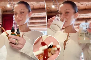 Bella Hadid shocks TikTok followers with video of her 10-step morning routine – including 14 vitamins