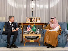 Blinken Talks Gaza Ceasefire With Saudi Foreign Minister On Mideast Tour